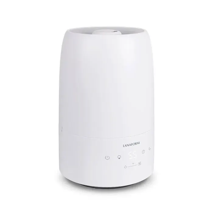 Humidificateur d’air intérieur connecté - LANAFORM - H-200C - Remplissage par le haut - 3 intensités- Capacité 2L- Idéal pour 30m2