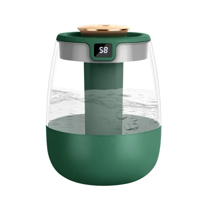 Humidificateur dair 22 L double pulvérisation 280 ml/heure stérilisation affichage de la température veilleuse USB