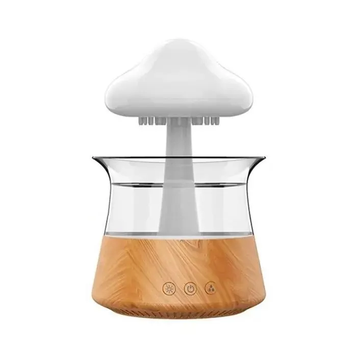Humidificateur DAir Aux Champignons Nuage de Pluie Veilleuse Distributeur DOdeurs Relax Lampe DAromathéRapie Diffuseur de