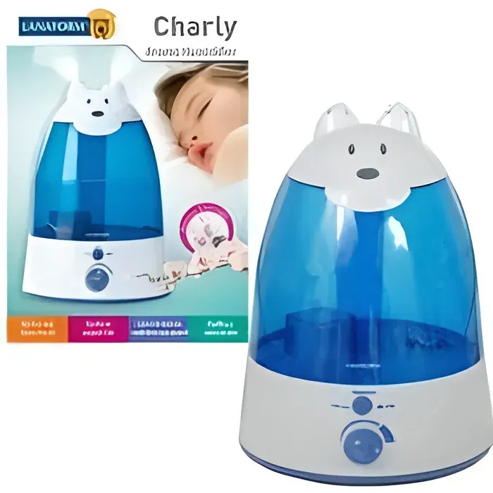 Humidificateur dAir Charly - Lanaform - Sur secteur - 5 L - Bleu - Diffusion dhuiles essentielles