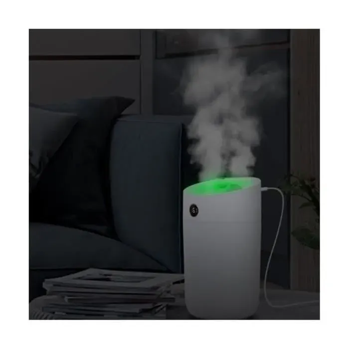 Humidificateur DAir Coloré LumièRe Muet USB Brumisateur Purificateur Cool Maker pour Voiture Blanc
