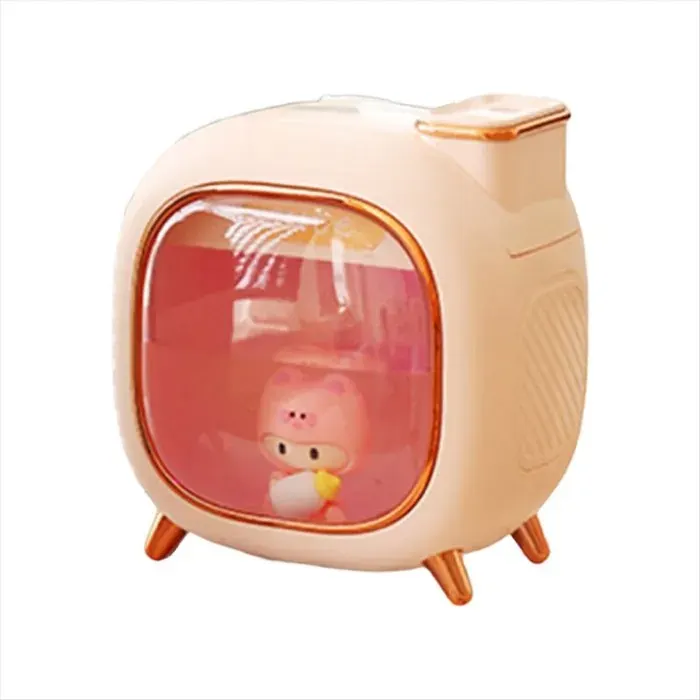 Humidificateur DAir de Dessin Animé 500 Ml Grande Capacité Diffuseur DHuiles Essentielles Poupées Mignonnes Double