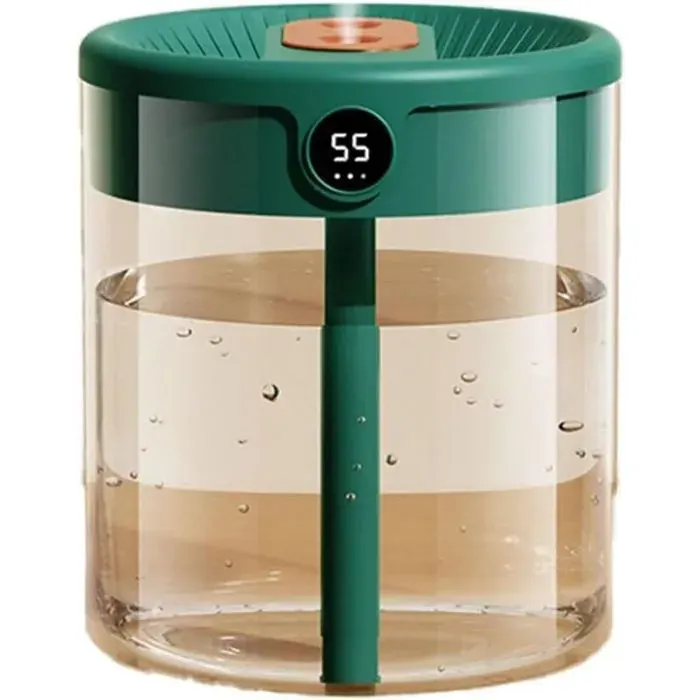 Humidificateur dair - H2O - Capacité 2 L - Double Buse - Écran LCD