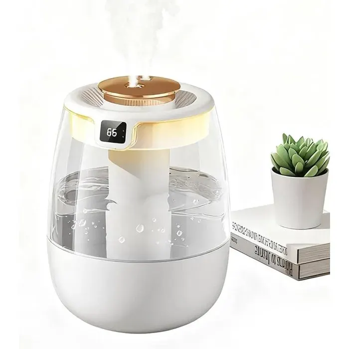 Humidificateur dair pour chambre à coucher chambre de bébé ou bureau-Nébuliseur à eau froide de 135 litre avec affichage