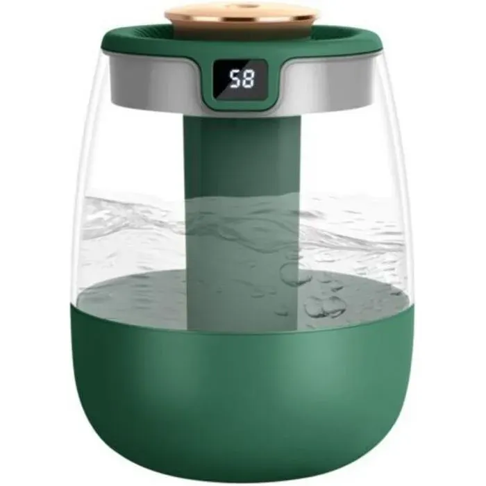 Humidificateur dair silencieux - Capacité 1.8L autonome Stérilisation UV et affichage - Chambre et bureau - Ultra silencieux 20dB