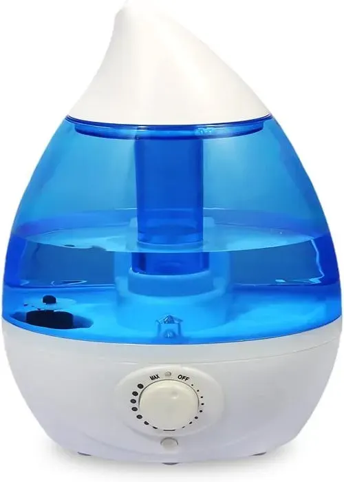 Humidificateur dair ultrasonique à brume fraîche pour chambre à coucher avec veilleuse colorée Mini humidificateur diffuseur silen