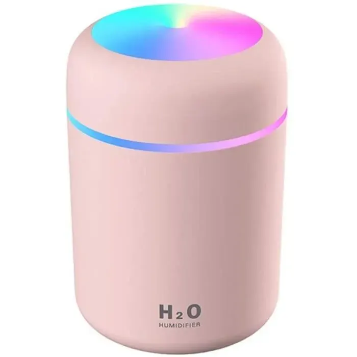 Humidificateur dAir - ZGEER - Portable - USB - 2 Modes de Brume - Couleur Rose