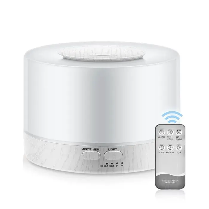 Humidificateur daromathérapie à grain de bois domestique grande capacité 700 ml chambre veilleuse colorée machine .