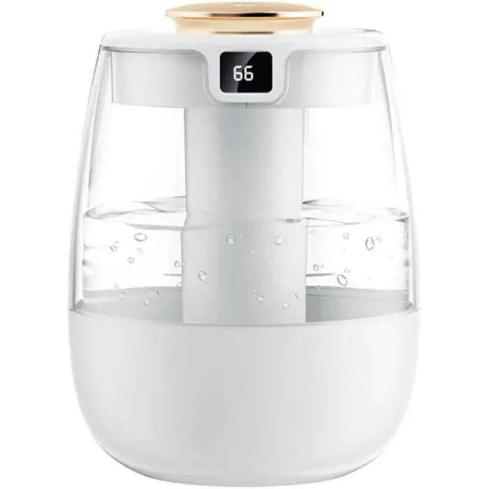 Humidificateur de chambre à coucher 18 litre brume fraîche avec veilleuse humidificateur dair pour la maison et les plantes