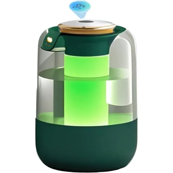 Humidificateur de chambre - Belle commode - 22 L - Autonomie 20 h - Silencieux 22 dB — coloris Verte