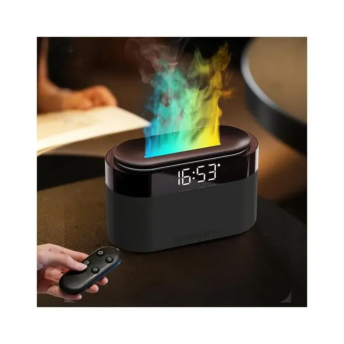Humidificateur diffuseur darômes avec réveil et éclairage dambiance