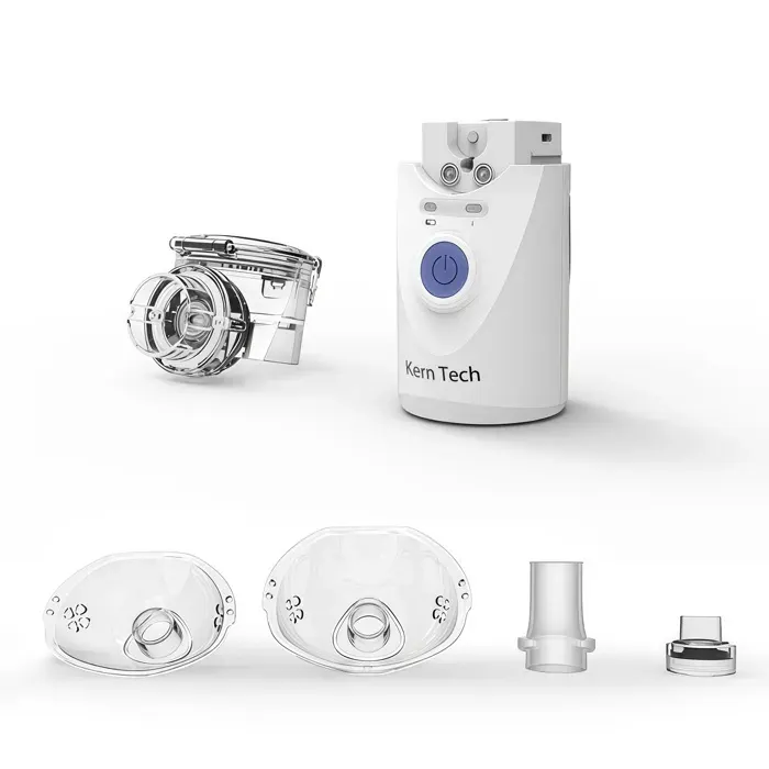 Humidificateur - Kern Tech - 45×45×10cm Pulvérisateur portatif silencieux et portable Atomiseur rechargeable par USB À grain fin — coloris Blanc