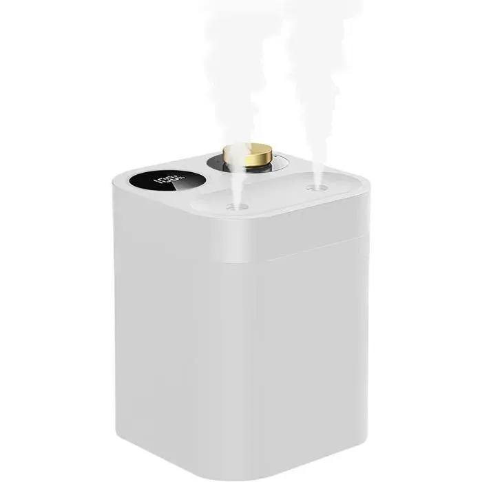 Humidificateur portable sans fil pour plantes ®RisingFF 800 ml alimenté par batterie jusquà 8 heures rechargeable par USBblanc