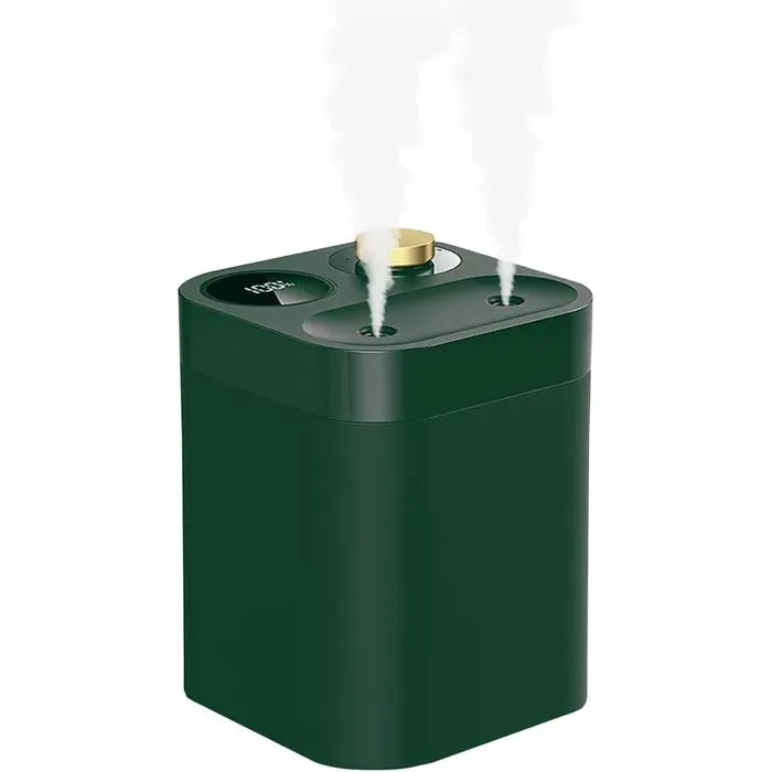 Humidificateur portable sans fil pour plantes ®RisingFF 800 ml alimenté par batterie jusquà 8 heures rechargeable par USB vert