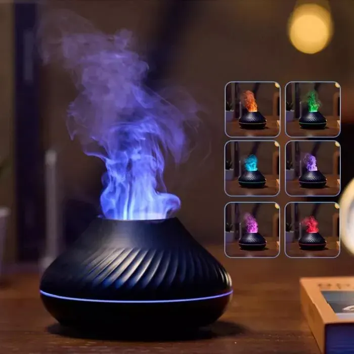Humidificateur - Prumya - Modèle 3D - 130 ml - Aromathérapie - Noir