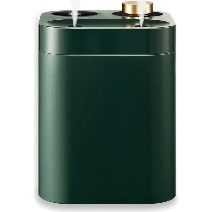 Humidificateur sans fil 5 modes silencieux avec affichage LED – Réservoir 800 ml couleur vert idéal pour chambre ou bureau