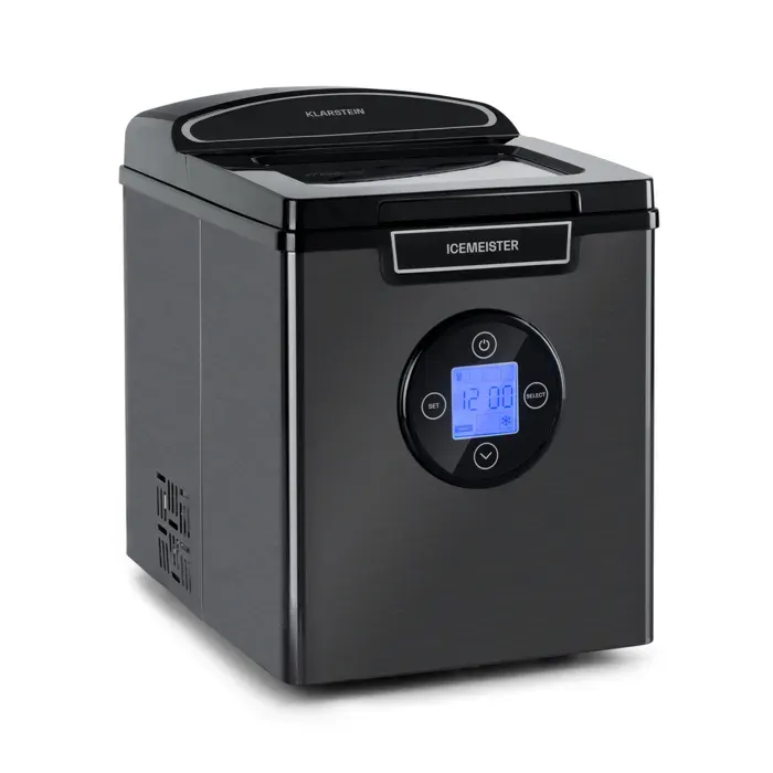 IceMeister 12kg/24h 185L Machine à Glaçons Noir