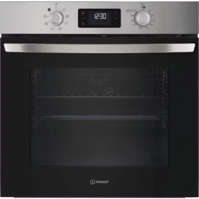 Indesit - Four Encastrable Io275px - Pyrolyse - Hydrolyse - Chaleur Tournante - Porte Froide — coloris Inox