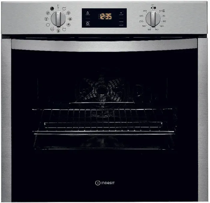 Indesit Four intégrable 71l 60cm pyrolyse inox - ifw5844pix