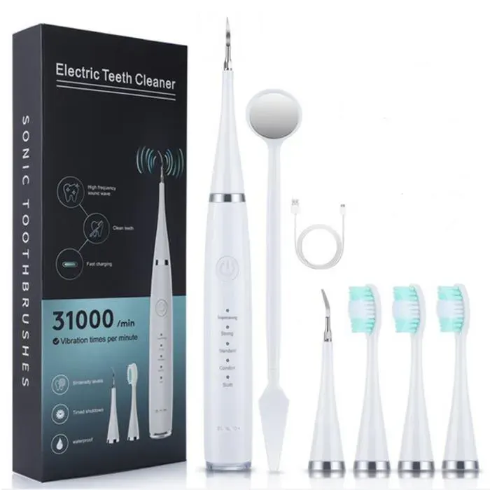 INF Brosse à dents électrique avec antitartre Blanc