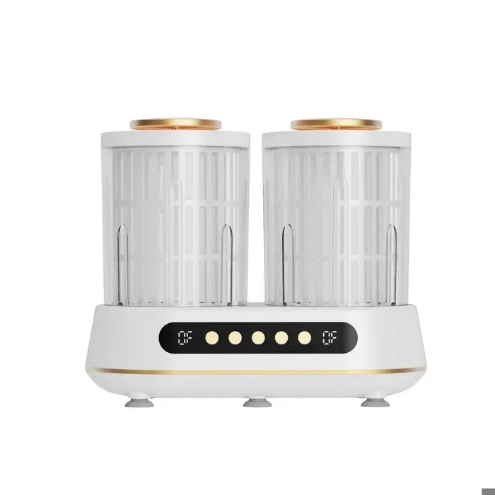 INF Mini Lave-linge à Double Cuve : Laveuse à Double Compartiment Indépendant avec Essoreuse Blanc