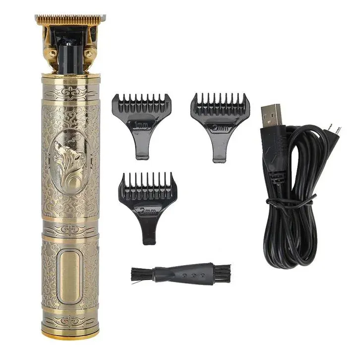 INF Tondeuse à cheveux électrique étanche - Tondeuse dorée