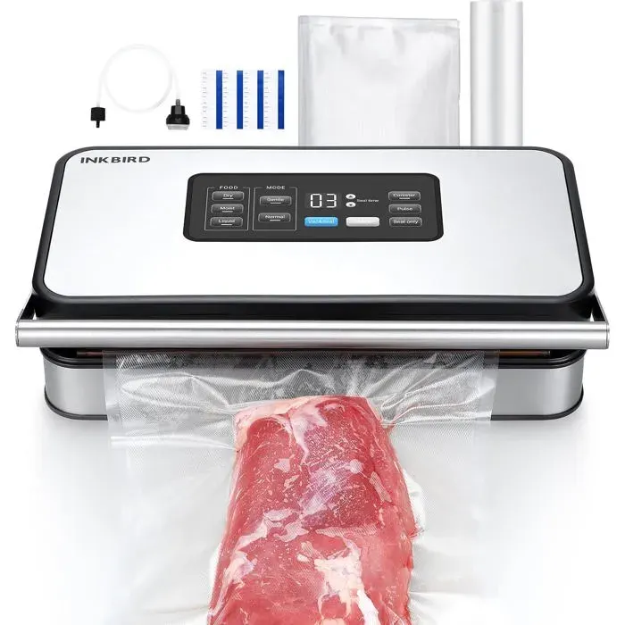Ink-Vs04 Machine Sous Vide Alimentaire 160W Double Pompe Bleu