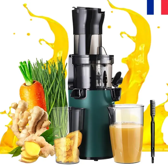 INKBIRD Extracteur de Jus Puissante Moteur en Cuivre Nettoyage installer Rapide Extracteur de jus Silencieux Centrifugeuse