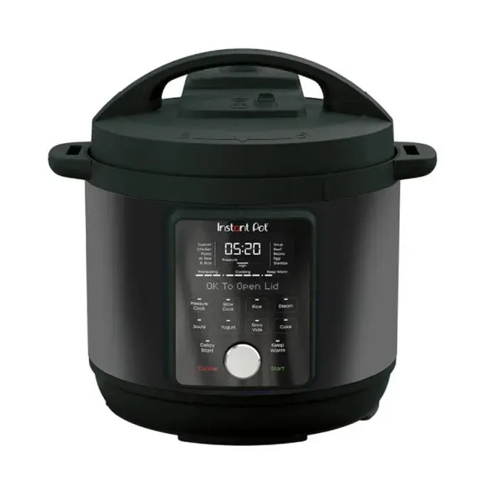 Instant Duo Plus 6 Litres Avec WhisperQuiet Multicuiseur silencieux autocuiseur de 57 litres – Noir – Acier Inoxydable -1000W