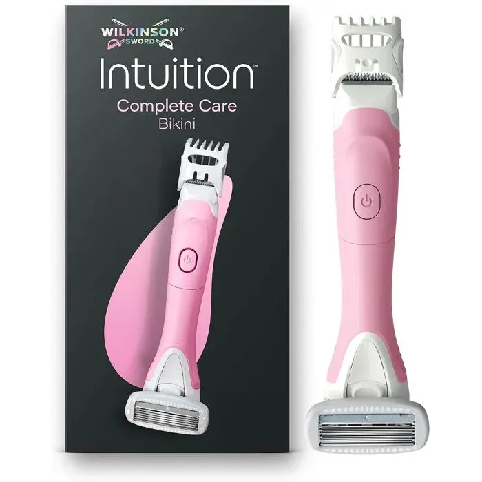 Intuition Complete Caretondeuse et rasoir pour femmeTondeuse et rasoir électrique étanche 2-en-1 pour le corpsmanchepeigne