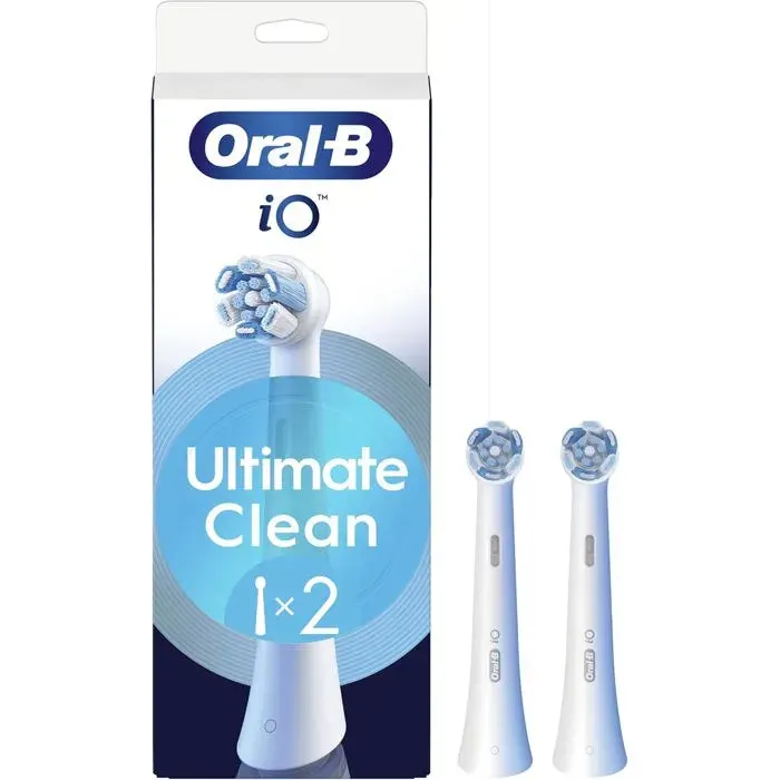 iO Series Ultimate Clean Têtes de brosse à dents rondes de rechange esavec poils croisés pour un nettoyage en profondeur avancé