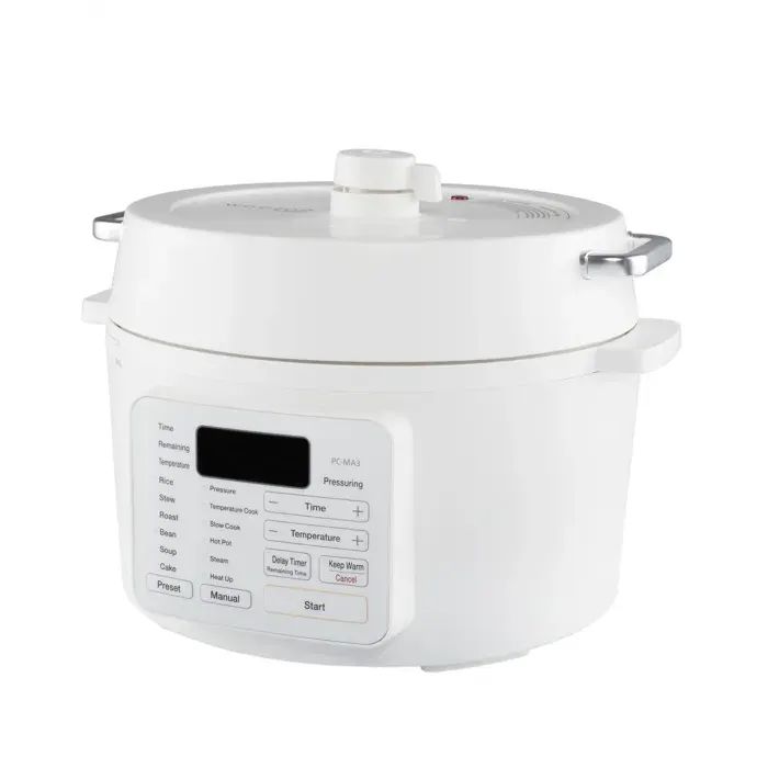 Iris Ohyama Multicuiseur tout-en-un autocuiseur et cuiseur à riz 12-en-1 PC-MA3 Blanc