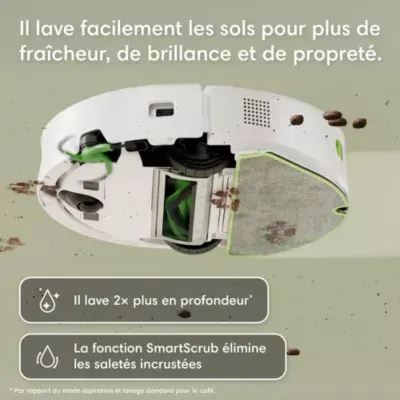 Irobot - Robot Aspirateur Laveur Roomba Combo 115 + Auto Empty — vue 7