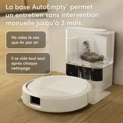 Irobot - Robot Aspirateur Laveur Roomba Combo 115 + Auto Empty — vue 3