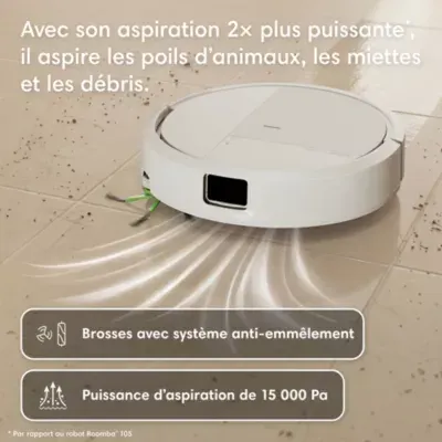 Irobot - Robot Aspirateur Laveur Roomba Combo 115 + Auto Empty — vue 4