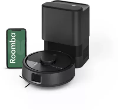 Irobot - Robot Aspirateur Laveur Roomba Mini Noir F155040