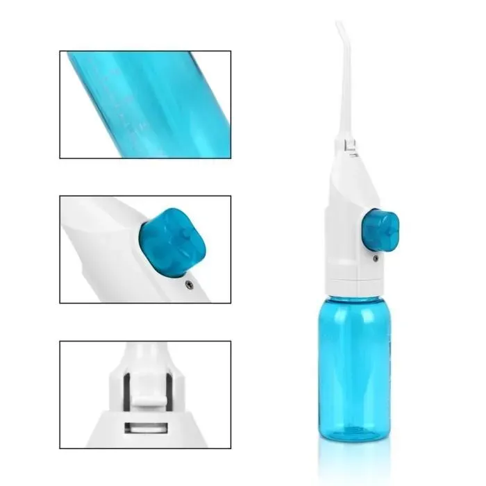 Irrigateur buccal - ESTINK - Nettoyeur de dents à eau - Facile à utiliser - Transportable - Sûr