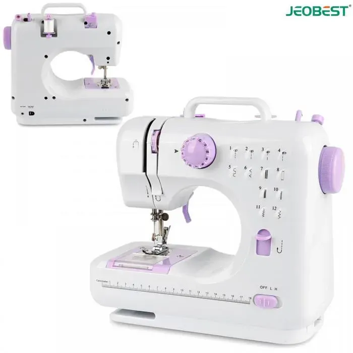 JEOBEST - 505 - Machine à Coudre Électrique - 12 points