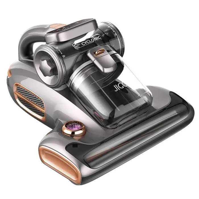 JIGOO T600 Aspirateur de matelas -Stérilisation UV 700W Puissance 60℃ Élimination thermique des acariens 05L Grande capacité