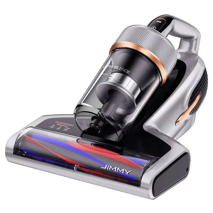 JIMMY BX7 Pro Aspirateur Anti-Acar. UV-C 700W 60°C Ultrasons Capteur Poussière Nettoyage Matelas 245mm — coloris Gris