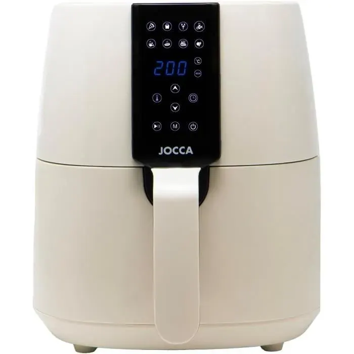 JOCCA - Friteuse à air chaud couleur 38 LFriteuse sans huileMinuterieTempérature réglableCuisine saine