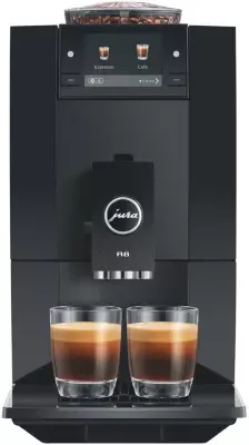 Jura - Expresso Broyeur A8 Piano Black (Ea) - Format Ultra-Compact 19 Cm, 18 Spécialités, Écran 2,8"