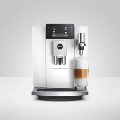 Jura - Expresso Broyeur E8 Piano White (Ed)