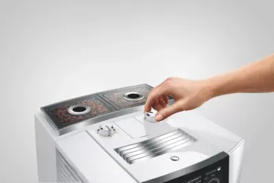 Jura - Expresso Broyeur J8 Twin Diamond White (Ea) — vue 4