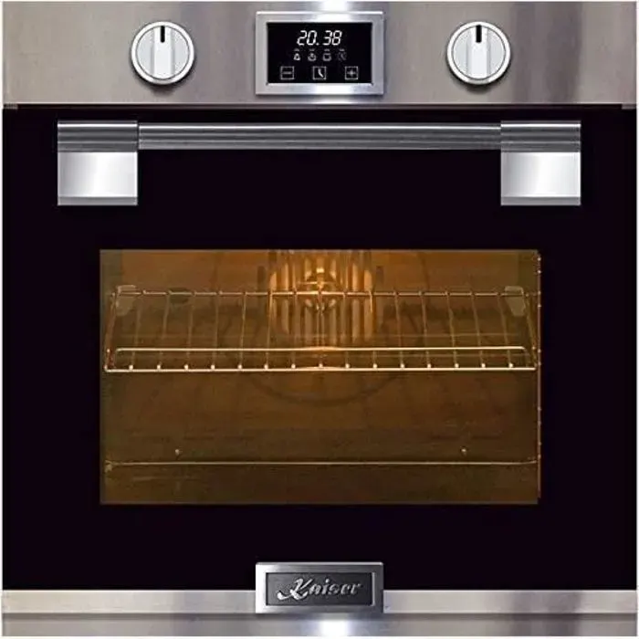Kaiser 6337 luxe Pyrolyse Four encastrable 60 cmvoituremétal massif79 Lporte en verre avec fermeture en douceur 11 fonctions