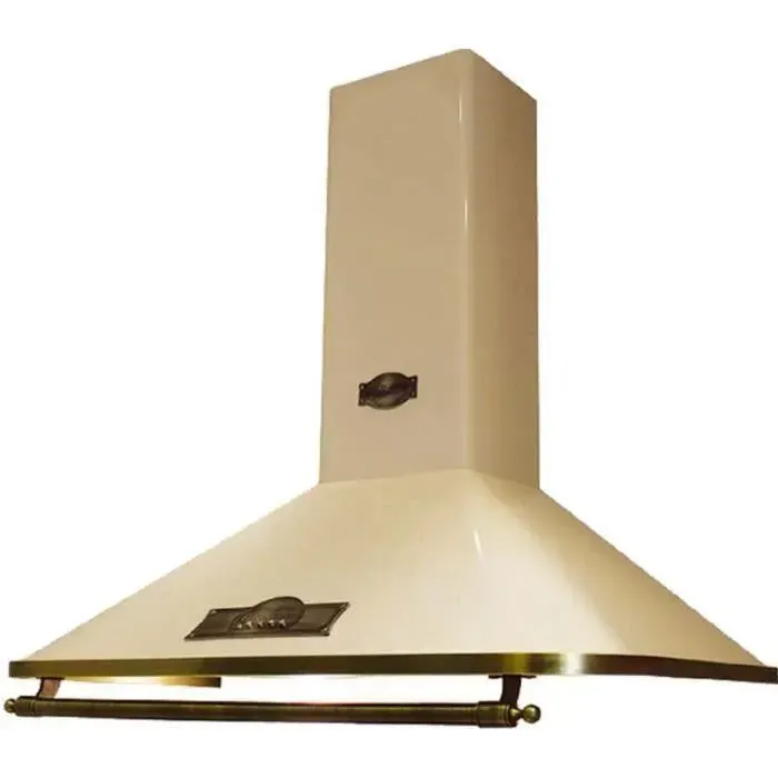 Kaiser Empire Hotte murale A 9315 Hotte aspirante 90 cm rétro Ivoire Bronze massif décor • Évacuation/recyclage • 910m³/h