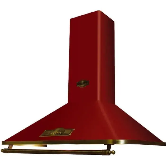Kaiser Empire Hotte murale Bordeaux A 9315 Hotte aspirante 90 cm rétro vintage Bronze massif décor • Évacuation/recyclage • 910m³/h