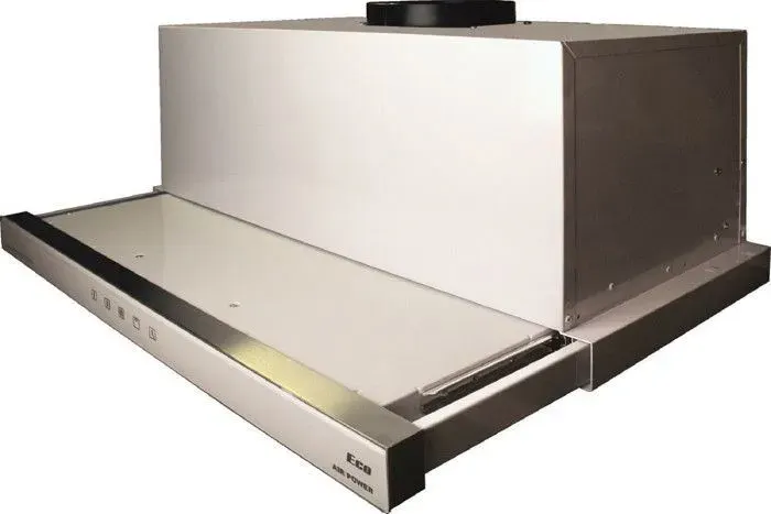 Kaiser Hotte télescopique encastrable 60cm EA 644W Hotte aspirante Verre Blanc•TouchControl•Classe A•groupe filtrant intégré 910m³/h