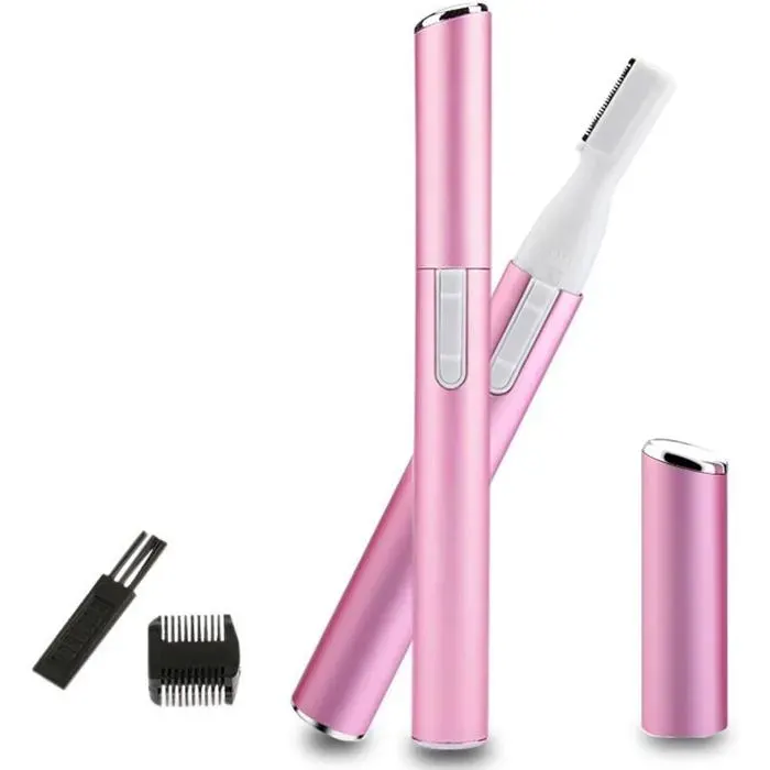 KAL-Rasoir électrique à sourcils portableépilateur sans douleur pour visagelèvresmenton et duvettondeuse de précision à piles