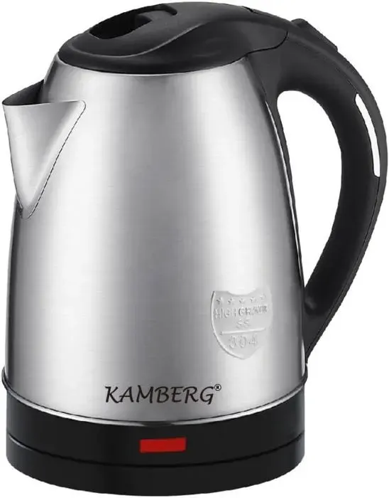 Kamberg - Bouilloire Électrique Inox 18/10 - 18 L - 1500 W - Satinée - Ébullition rapide - 0008126